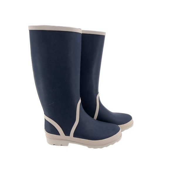 Stylish Blue and White Winter & Rain Boots | Perfect for Any Season - Picture 1 of 7
